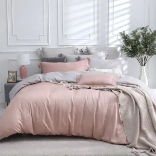 【HOYACASA】抗菌天絲兩用被床包組-法式簡約-雙人/加大均一價-多款任選(60支/300織)