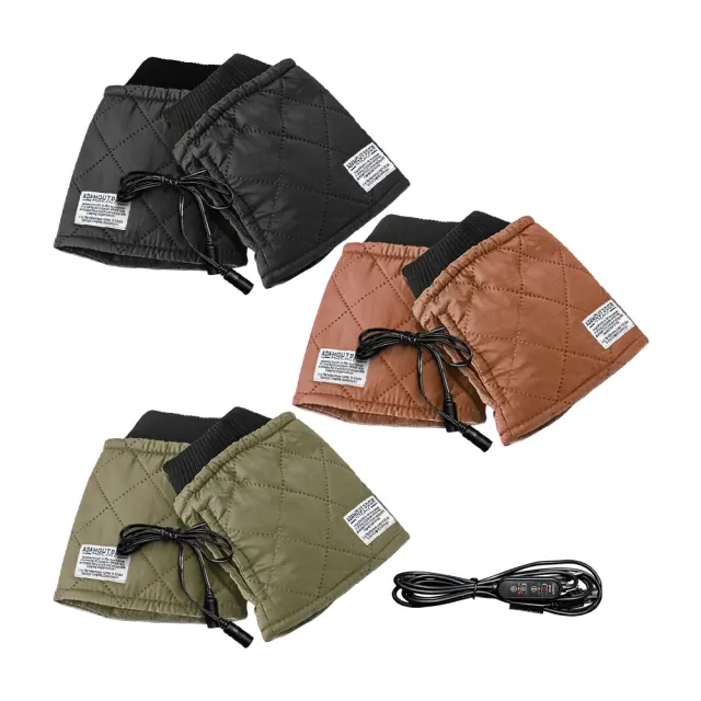 【ADAMOUTDOOR】戶外露營 USB急速加熱暖手套(usb保暖手套 暖手寶 發熱手套 暖手神器 恆溫定時)