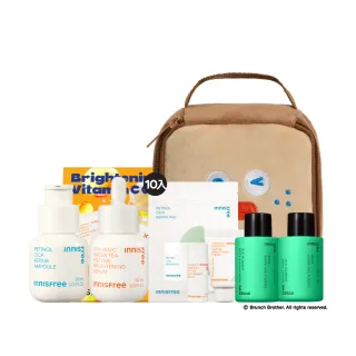 【INNISFREE】維他命C+A醇絕配無瑕組(美白淡斑+毛孔緊緻精華)