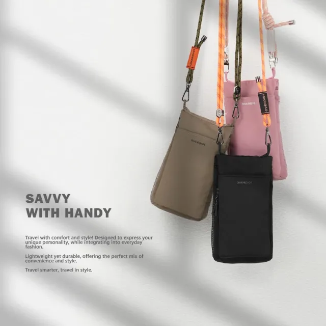 【OVERDIGI】雙11 Savvy 手機包(1L 防潑水材質 輕盈好攜帶)