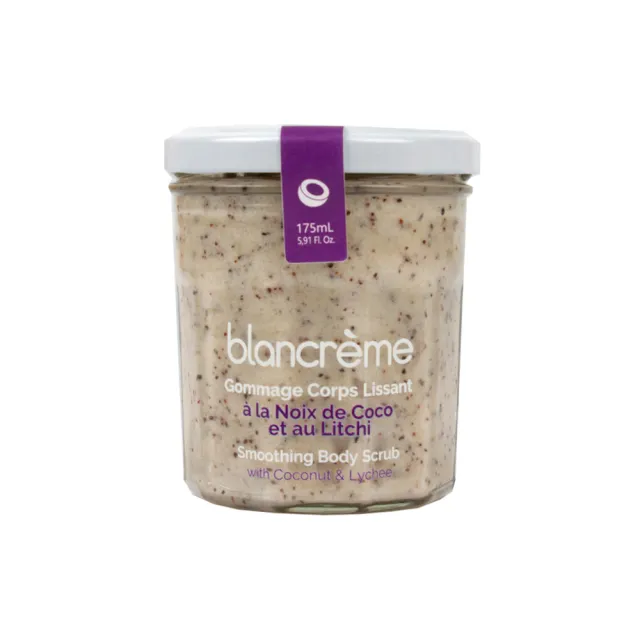 【blancreme】椰子荔枝 柔潤身體磨砂膏(175ml)