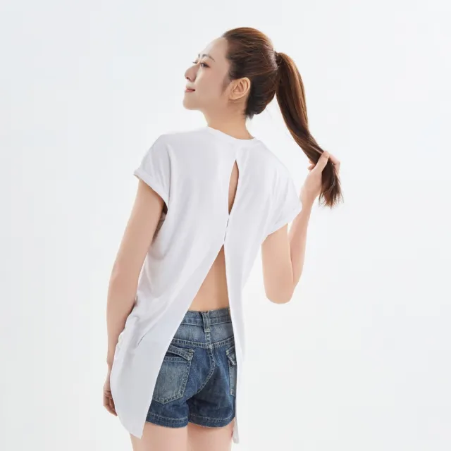【Star Lace 矽米子】SiTEX矽米子美背開叉上衣(機能上衣)