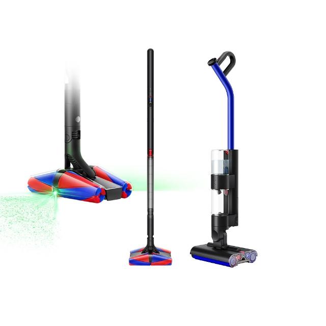 【dyson 戴森】WashG1 雙驅四刷無線洗地機 + PencilVac Fluffycones SV50 鉛筆/筆型吸塵器(超值組)