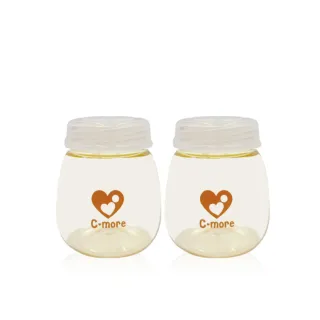 【Cmore】黃金PPSU寬口儲奶瓶180ml 兩入裝