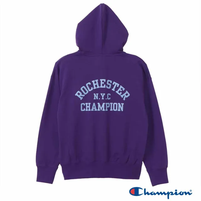 【Champion】官方直營 女款-BASIC 棉質印花寬版連帽外套-4色(CW-A105-日規)