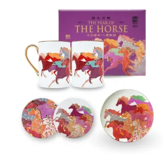 神話言- 2026駿馬奔騰藝術骨瓷杯組