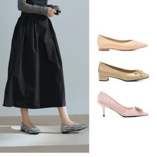 【AS 集團】簡約美學 通勤鞋/樂福鞋/娃娃鞋/高跟鞋(多款任選)