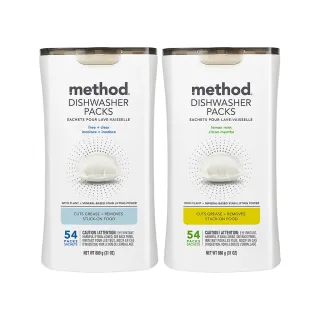 【method 美則】潔淨三效聰明洗碗球54顆(洗碗機專用 洗滌球 洗碗錠洗碗粉)