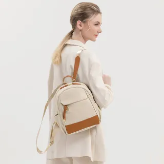 【BOZO 伯樂】時尚防潑水輕便休閒迷你優雅手提/後背包-B0254(水包 兩色選)