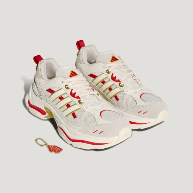 adidas 愛迪達】CNY X FIN PULSE 運動鞋(KI1846 女鞋休閒運動鞋米白色