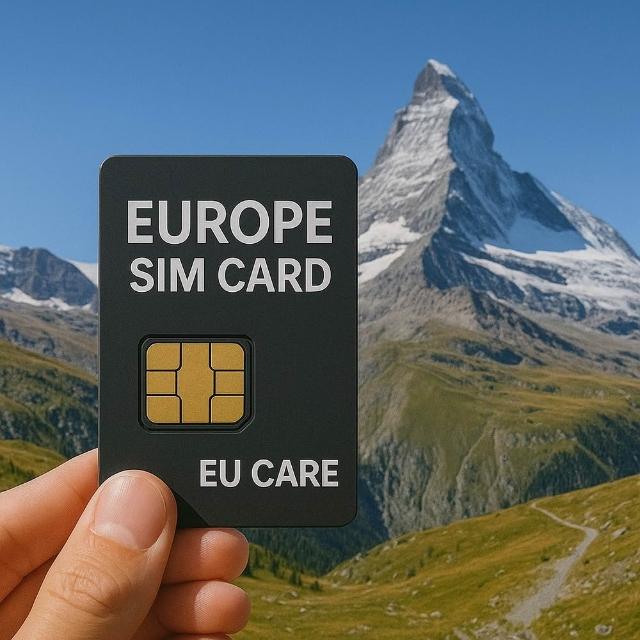 【EU CARE 歐台絲路】歐洲43國上網卡任選不限量含瑞士黑山(歐洲上網卡-不限量不斷網)