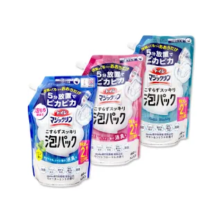 【日本花王KAO】免治馬桶免刷5分放置高吸附去污消臭泡沫清潔劑補充包660ml/袋(除黑垢洗淨液劑芳香潔廁噴)