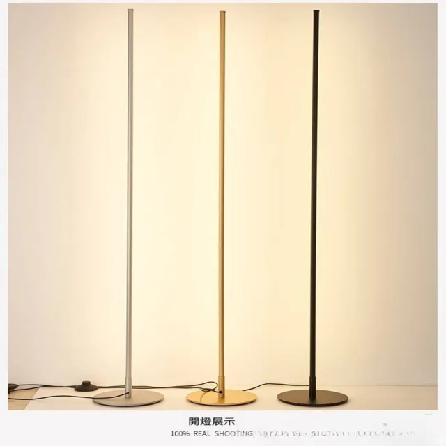 落地燈 極簡現代LED線條 直播背景燈 客廳臥室溫馨 可調光氛圍燈(落地燈/背景燈/氛圍燈) WJJ