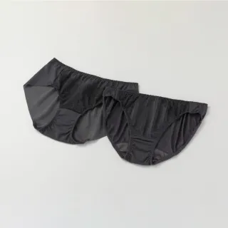 【Ladies 蕾黛絲】親膚好感挺素面平口內褲 M-EL(深紫灰)