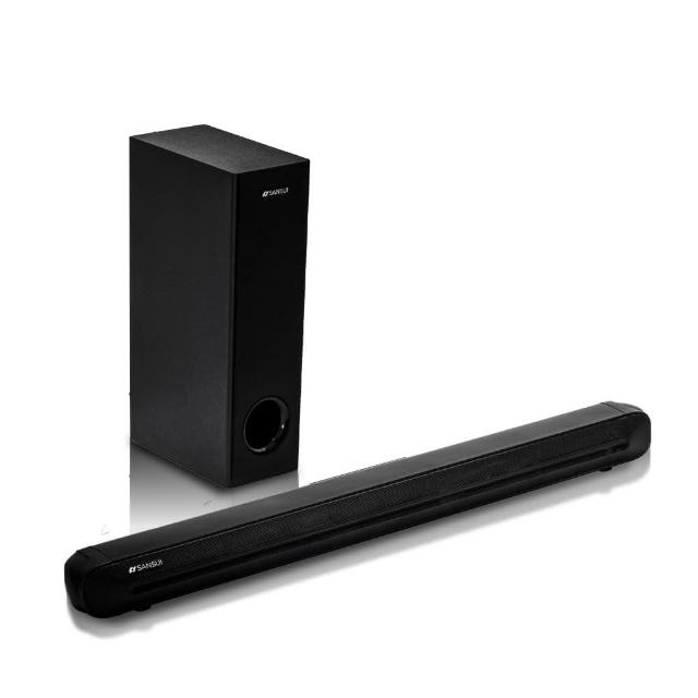 【SANSUI 山水】2.1聲道 重低音聲霸 家庭劇院組 soundbar(SSB-555N)