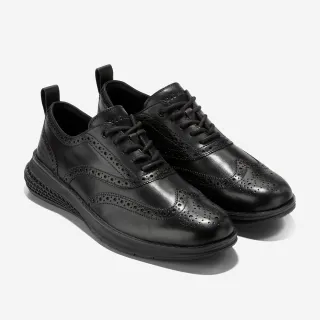 【Cole Haan】OriginalGrand ENERGYWEAVE WINGTIP OXFORDS 翼紋牛津鞋 男款寬楦 黑色(C40677)
