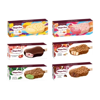 【Haagen-Dazs 哈根達斯】冰淇淋雪糕12入組 綜合賣場(多種人氣口味雪糕 一次擁有)