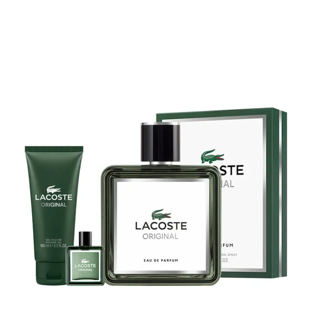 【LACOSTE】經典男性淡香精100ml(贈隨機沐浴精100ml+小香乙瓶.專櫃公司貨)
