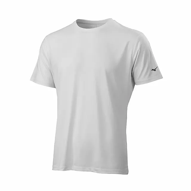 【MIZUNO 美津濃】短袖上衣 男 白 J2TAB50601L
