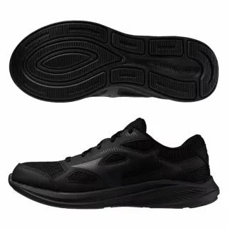 【MIZUNO 美津濃】慢跑鞋 男鞋 女鞋 運動鞋 緩震 3E寬楦 MAXIMIZER 黑 K1GA250209