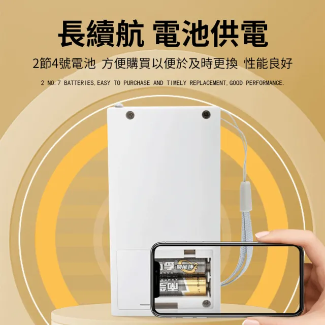 【漫波】掌上型FM/FM雙波段調頻收音機 便攜式迷你帶耳機插孔 口袋會議培訓戶外接收器 隨身聽天線收音器