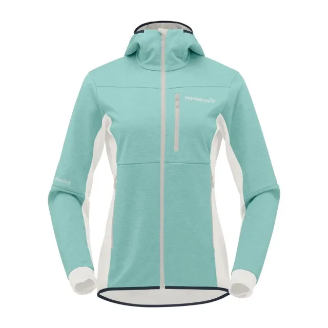 【NORRONA】falketind warm2 Octa 連帽外套 女款 孔雀石綠
