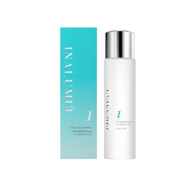 INALUMIE芙木之光 多重玻尿酸保濕精華化妝水 INALUMIE 芙木之光多重玻尿酸保濕精華化妝水,是一款開架型的高保濕化妝水,適合各種膚質使用。150ml 大容量設計,提供臉部與眼部深層滋潤,幫助肌膚維持水潤狀態,提升肌膚彈性與透亮度,是日常保養的必備好物。