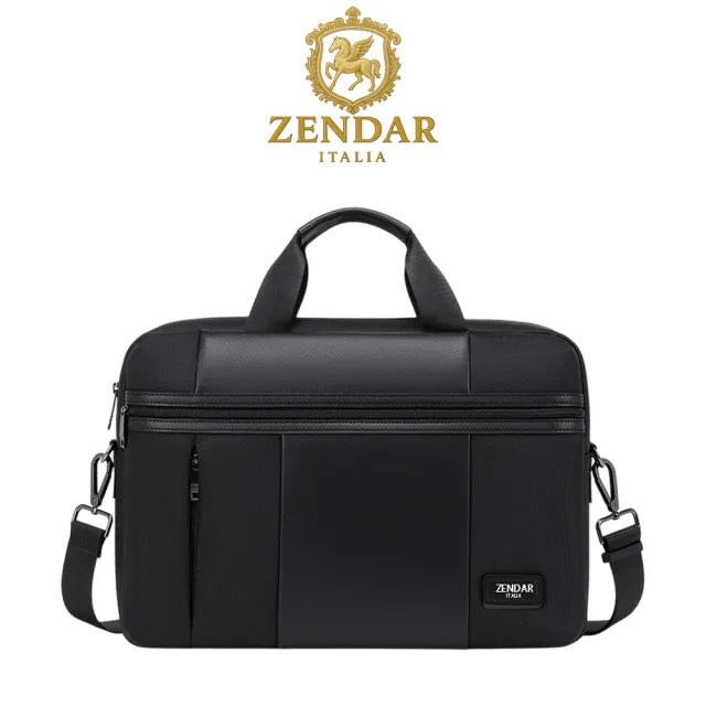 【ZENDAR】直播限定 限量3折 頂級高彈性防潑水多隔層筆電公事包 墨丘利系列 全新專櫃展示品