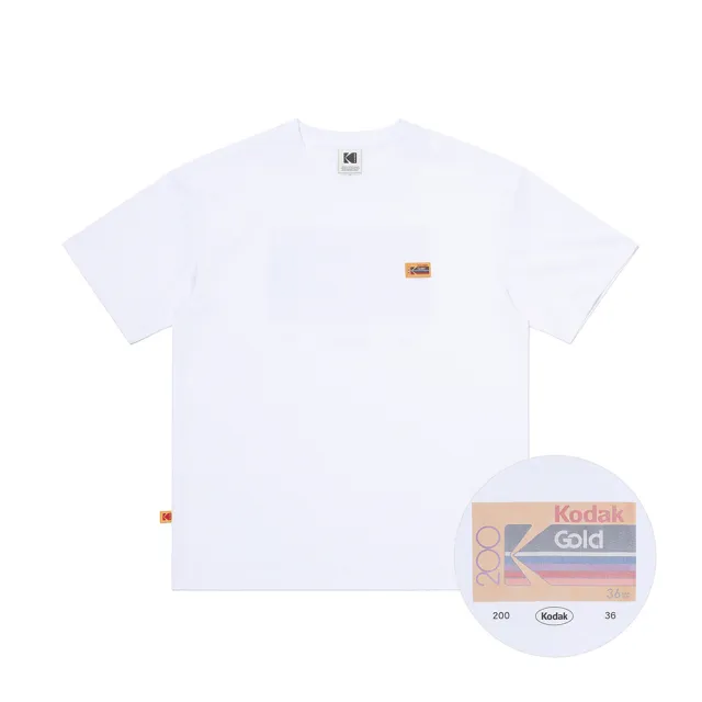【Kodak Apparel】柯達 FLASH 柯達底片盒短袖T恤 白(K5323LRS71)