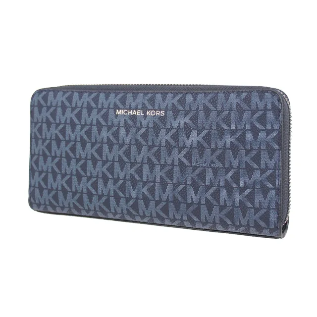 【Michael Kors】COOPER系列 中性款 拉鍊長夾 / 手拿包 / 男夾(霧霾藍)