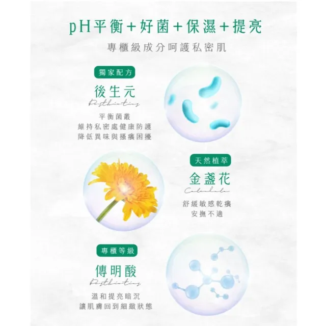 【D.Nymph 丁妮芙】私密調理亮白潔露8入組(私密沐浴露 私密美白)