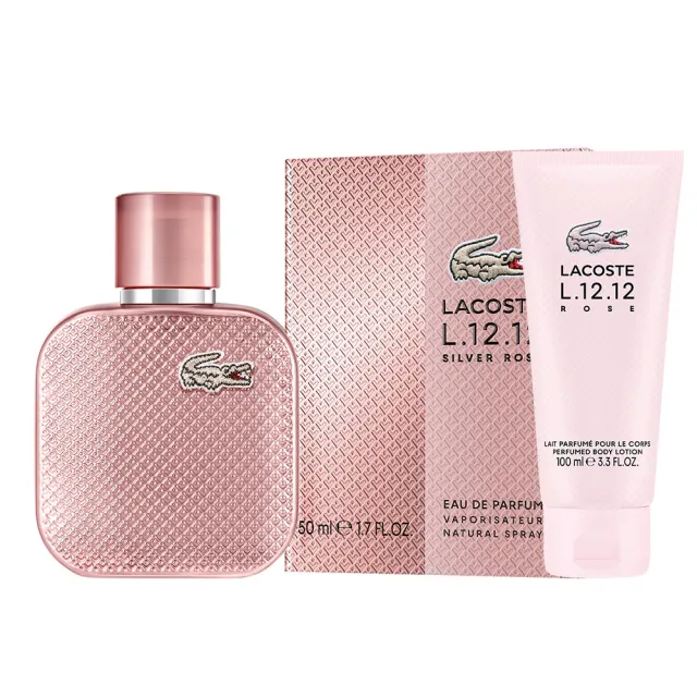 【LACOSTE】經典流光玫瑰淡香精50ml(贈隨機身體乳100ml.專櫃公司貨)