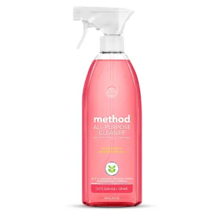 【method 美則】全效多功能清潔劑 – 粉紅葡萄柚828ml(寶寶清潔劑 玩具 餐桌)
