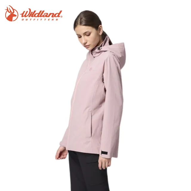 【Wildland 荒野】女拚色防水羽絨三穿式機能外套-S-2L-0B32917-WL(羽絨衣/防潑水/防風)