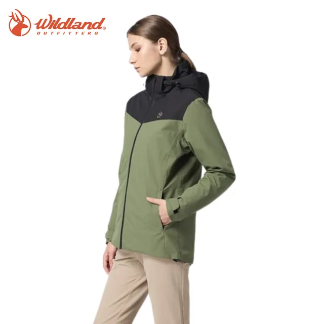 【Wildland 荒野】女拚色防水羽絨三穿式機能外套-S-2L-0B32917-WL(羽絨衣/防潑水/防風)