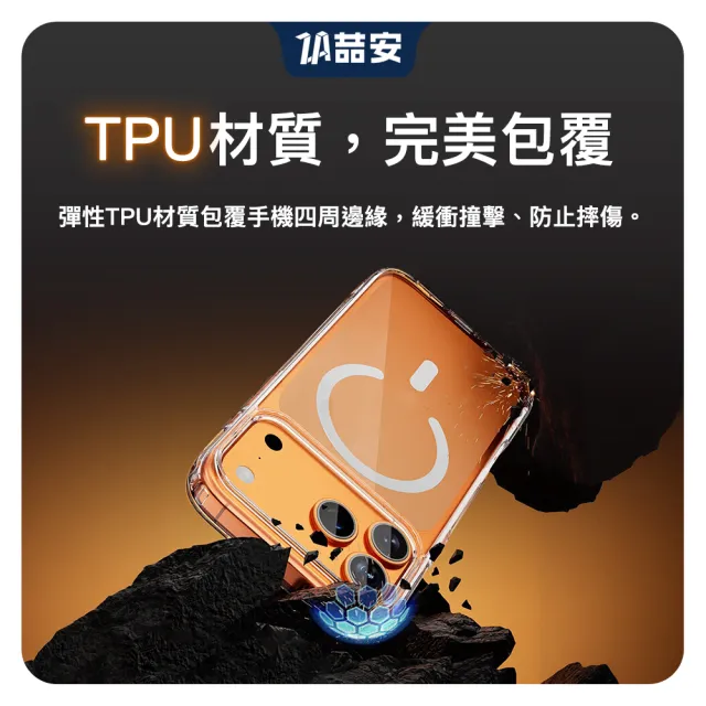 【ZA 喆安】無套手感柔軟透明防摔磁吸手機保護殼i17/16/15/14/13/12 Air/Plus/Pro/Pro Max 適用蘋果iPhone