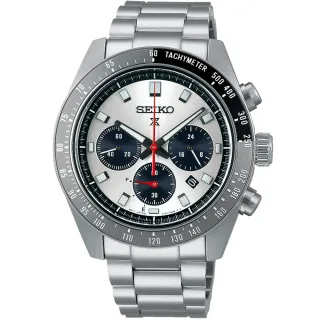 【SEIKO 精工】PROSPEX Speed Timer 太陽能計時熊貓錶-41.4mm 送禮 618(V192-0AH0N/SSC911P1)