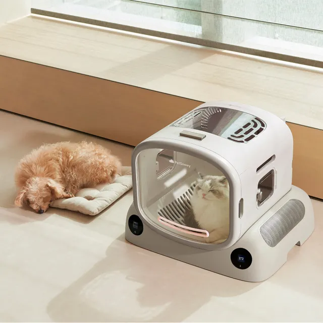【Jollypet】PetSnowy 寵物烘乾箱鉑金版 貓咪烘毛機 狗狗烘毛箱 APP連線控制 均勻烘乾 智能溫控 寵物烘毛