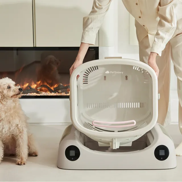 【Jollypet】PetSnowy SMILE 寵物智慧烘乾箱 烘毛機 吹毛機 寵物烘乾 自動烘乾箱 寵物烘毛 Lite版福利品