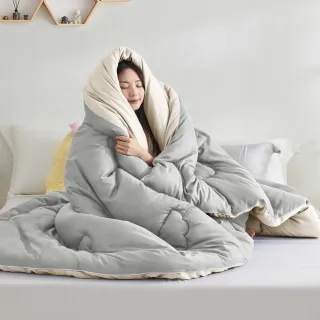 【MIT iLook】買1+1 保暖石墨烯加厚可水洗棉被(180X210cm 冬被 多款選)