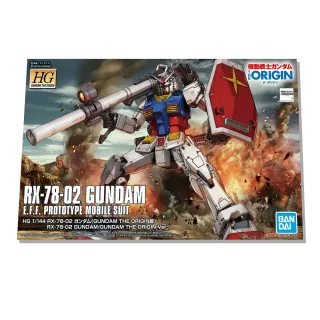 【PowerFalcon】1/144 HG THE ORIGIN #026 RX-78-02初代鋼彈(萬代 BANDAI 5058929)