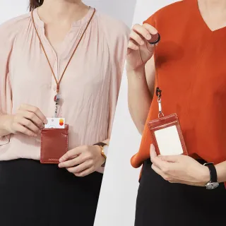 【MONDAINE 瑞士國鐵】溜溜球植鞣皮革/植物皮革證件套(多色可選)