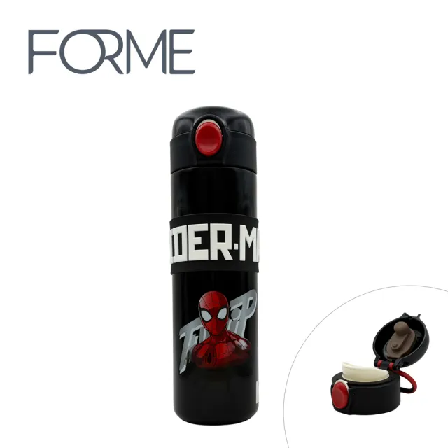 【FORME】迪士尼正版授權不鏽鋼保溫 悠活杯系列 直飲彈跳隨身杯 500ml(多款可選 內層316不鏽鋼)
