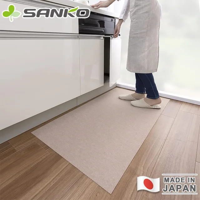 【Sanko】日本製防水止滑廚房地墊180CM 買一送一(防水地墊 L型廚房地墊)