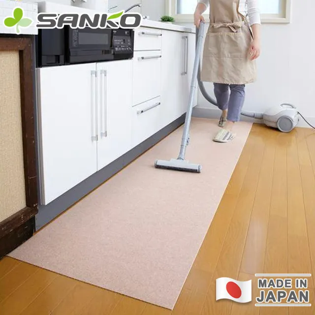 【Sanko】日本製防水止滑廚房地墊240+180CM 買一送一(L型廚房地墊 防水地墊)