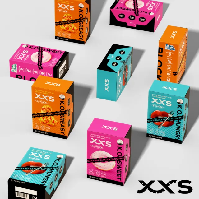 【XXS極孅】斷卡阻澱錠EX 3入組(30顆/盒、白腎豆、非洲芒果、苦瓜、武薛葉、斷糖飲食)