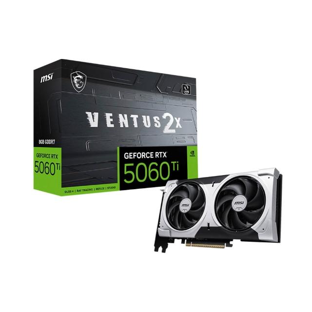 【MSI 微星】RTX 5060Ti 8G VENTUS 2X PLUS 顯示卡+ViewSonic 優派 VA2414-MH 24吋 無邊框設計螢幕