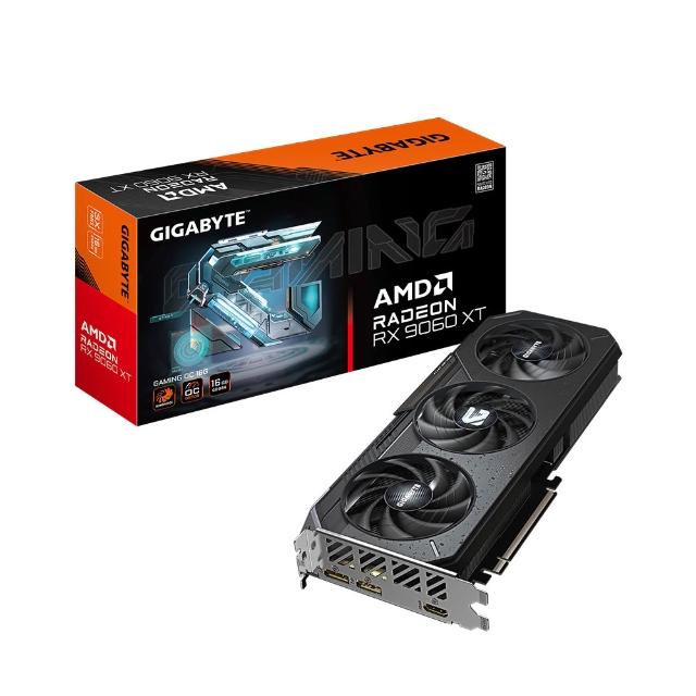 【GIGABYTE 技嘉】RX 9060 XT GAMING OC 16G  顯示卡+ViewSonic 優派 VA2414-MH 24吋 無邊框設計螢幕