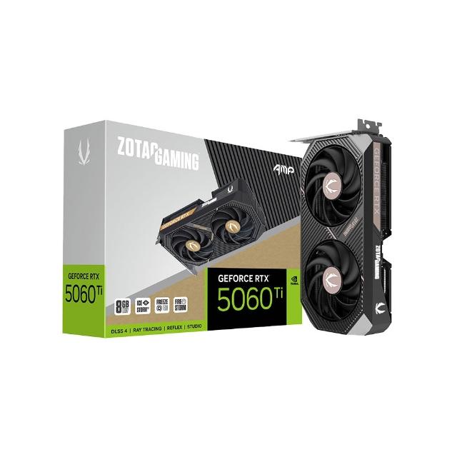 【ZOTAC 索泰】RTX 5060 Ti 8GB AMP 顯示卡+ViewSonic 優派 VA2414-MH 24吋 無邊框設計螢幕