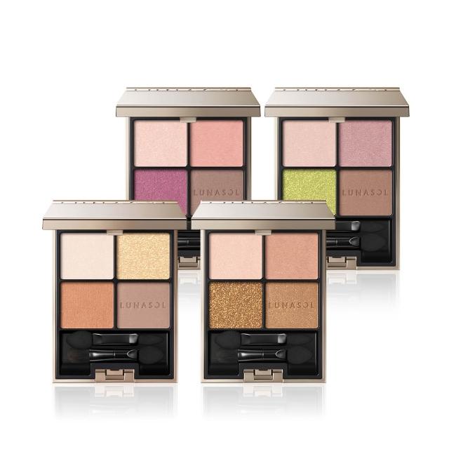 【Kanebo 佳麗寶】LUNASOL 晶巧霓光眼彩盒 6.7g*(多色任選_加贈UV防曬頰彩)